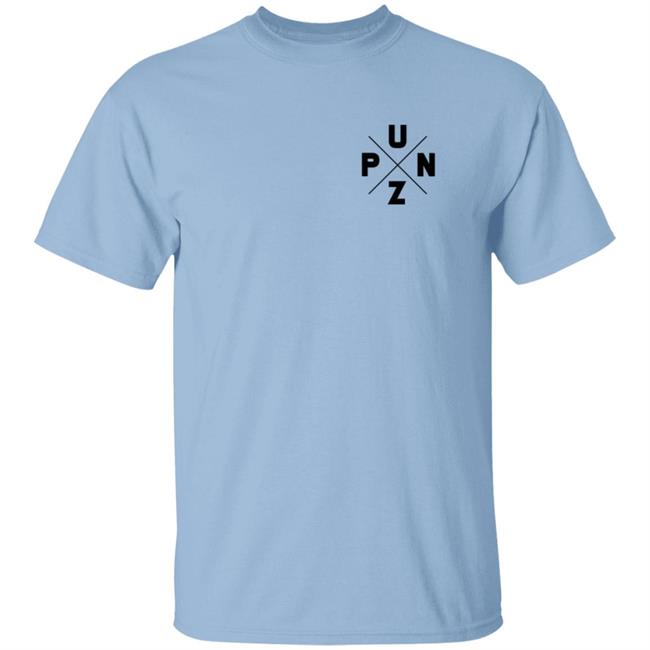 Punz Merch Black Text Logo Tee Shirt Punz Merch Black Text Logo Tee Shirt