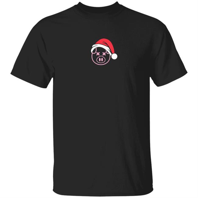 Shane Dawson Merch Limited Edition Santa Pig Tee Shirt