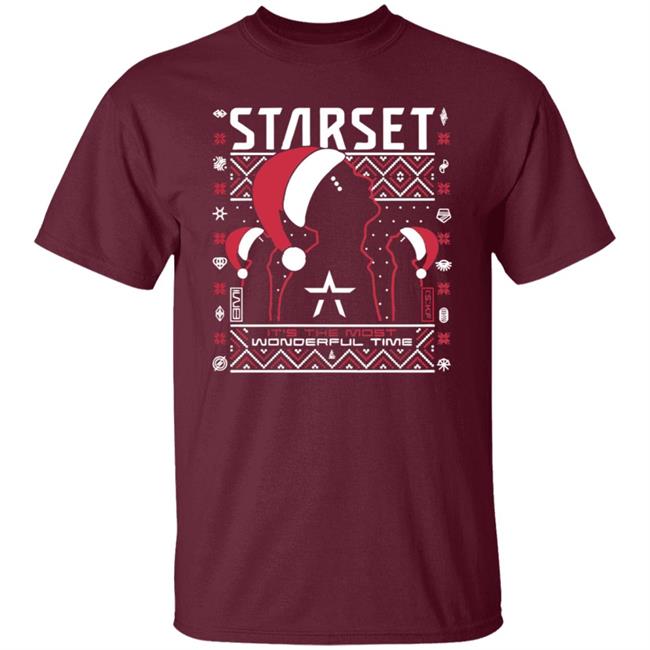 Starset Merch Wonderful Time Holiday Sweatshirt Starset Merch Wonderful Time Holiday Sweatshirt