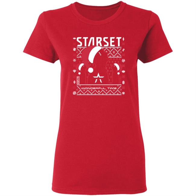 Starset Merch Wonderful Time Holiday Sweatshirt Starset Merch Wonderful Time Holiday Sweatshirt