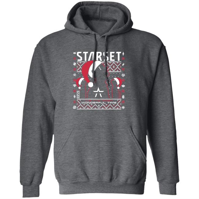 Starset Merch Wonderful Time Holiday Sweatshirt Starset Merch Wonderful Time Holiday Sweatshirt