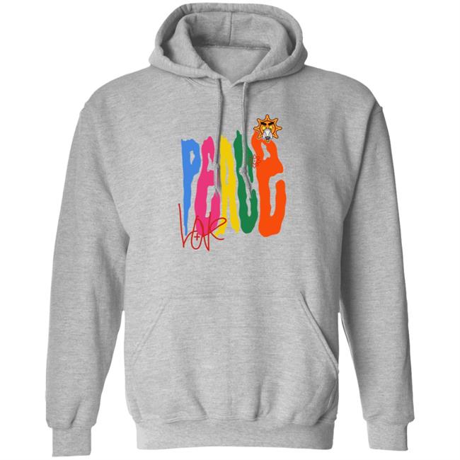 Glo Gang Merch Peace And Love Tee Glo Gang Merch Peace And Love Tee