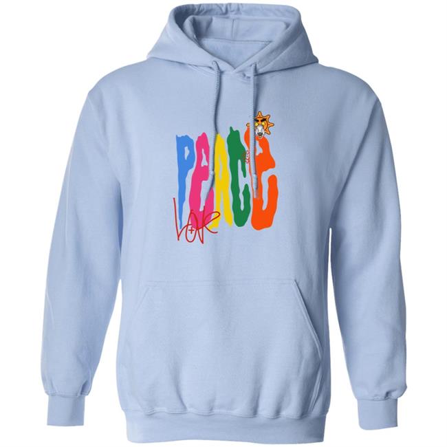 Glo Gang Merch Peace And Love Tee Glo Gang Merch Peace And Love Tee