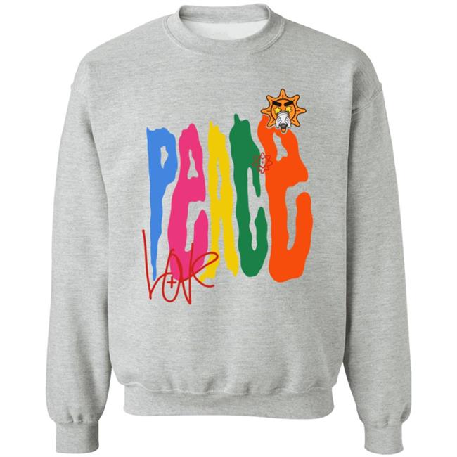 Glo Gang Merch Peace And Love Tee Glo Gang Merch Peace And Love Tee