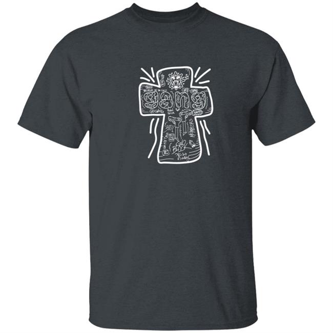 Glo Gang Merch Believe Cross Tee Glo Gang Merch Believe Cross Tee