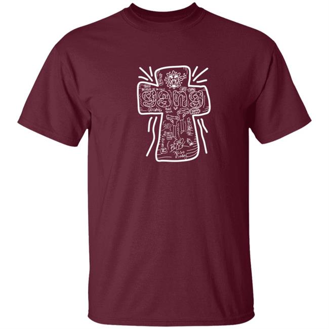 Glo Gang Merch Believe Cross Tee Glo Gang Merch Believe Cross Tee