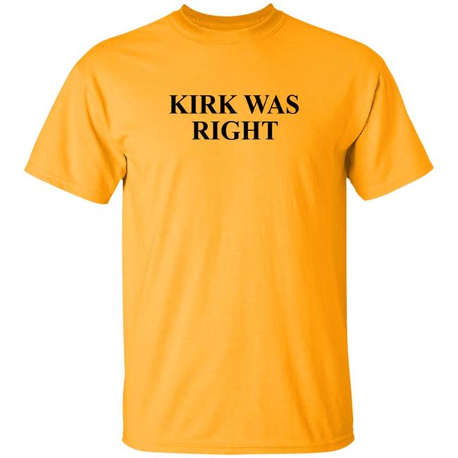 Barstool Sports Store Kirk Was Right Tee Shirt Barstool Sports Store Kirk Was Right Tee Shirt