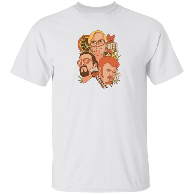Trailer Park Boys Merch Ivory Unisex Faces Tee