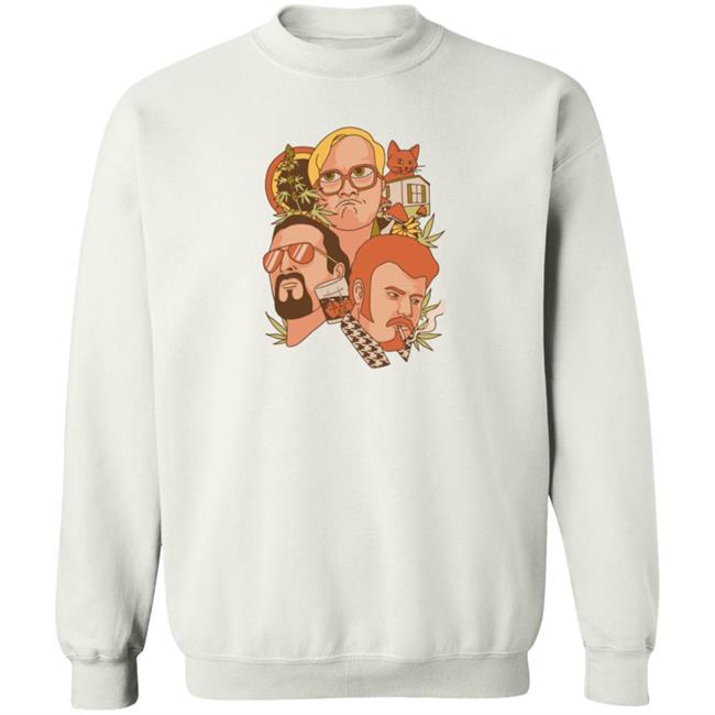 Trailer Park Boys Merch Ivory Unisex Faces Tee Trailer Park Boys Merch Ivory Unisex Faces Tee