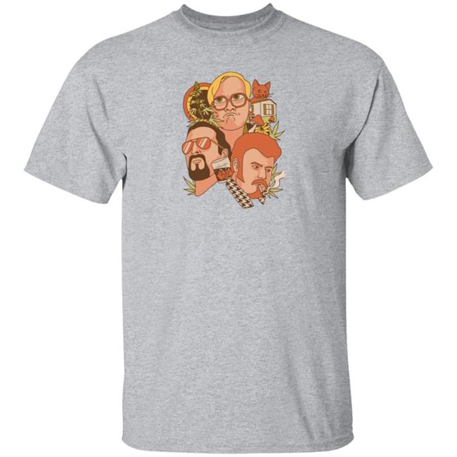 Trailer Park Boys Merch Ivory Unisex Faces Tee Trailer Park Boys Merch Ivory Unisex Faces Tee