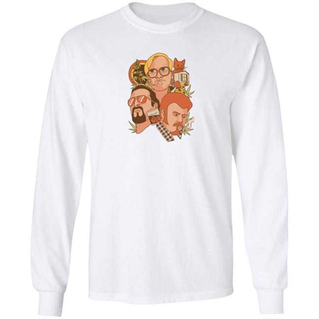 Trailer Park Boys Merch Ivory Unisex Faces Tee Trailer Park Boys Merch Ivory Unisex Faces Tee