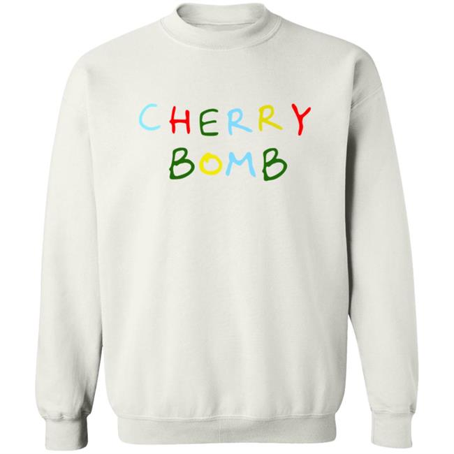 Authentic Golf Wang Cherry Bomb Rainbow White Sweatshirt