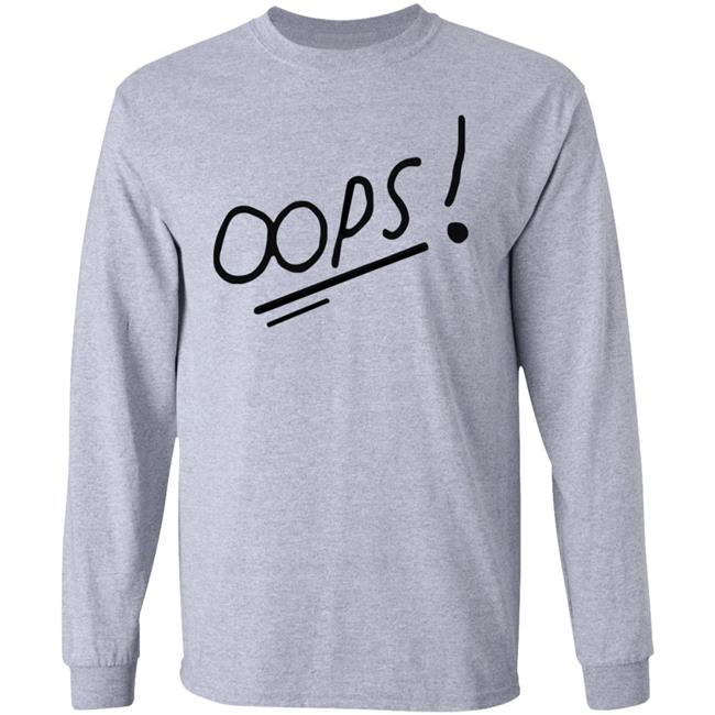Louis Tomlinson Oops Sweatshirt Louis Tomlinson Oops Sweatshirt