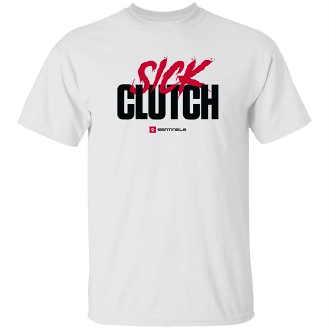 Sentinels Merch Sick Clutch White T Shirt