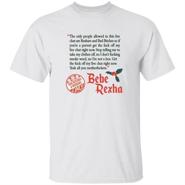 Bebe Rexhars Merch Bad Bitches & Rexhars Only Shirt