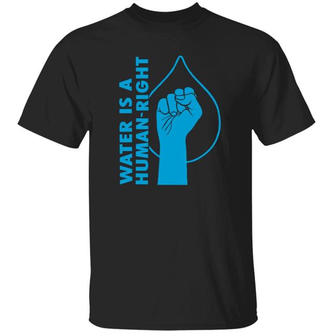 Rashida For Congress Merch Water Is A Human Right Shirt Rashida Rooted In Community