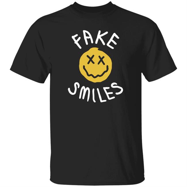 Phora Merch Fake Smiles Face Tee Yours Truly Clothing