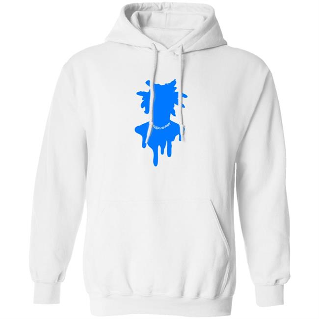 Robby Anderson Merch White Signature Drip Logo Hoodie