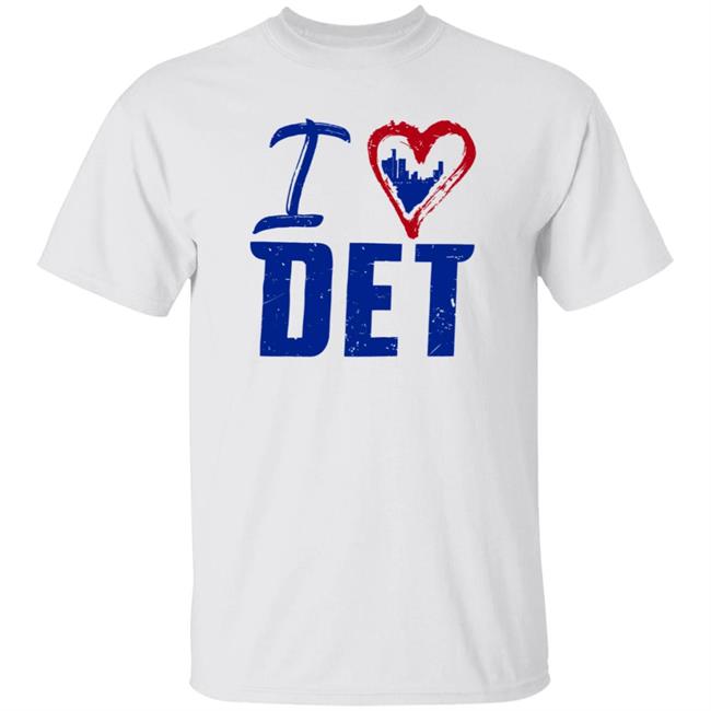 Detroit Pistons I Love Det Shirt I Heart Det T Shirt Fan