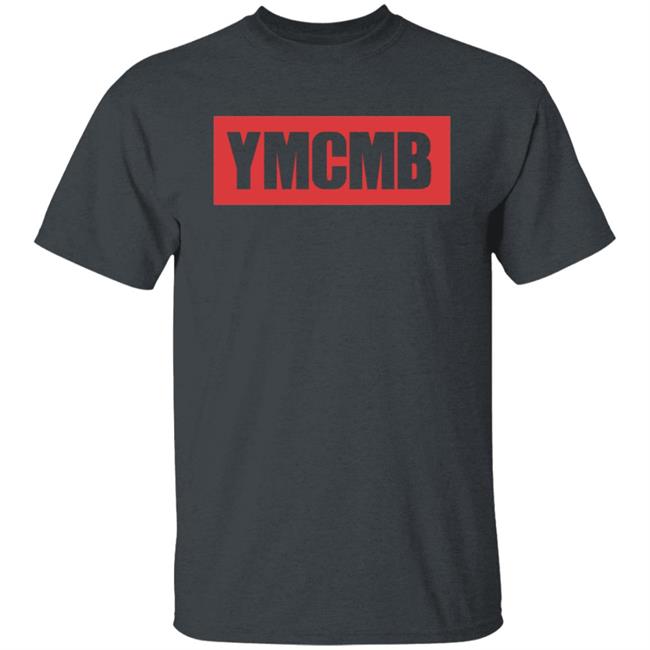Drake YMCMB T Shirt Red Box Logo YMCMB Shirt