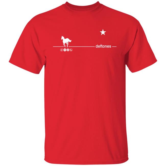 Deftones Merch White Pony 20Th Anniversary Red Shirt