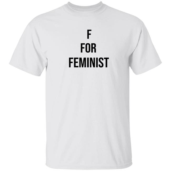 F For Feminist T Shirt Alia Bhatt