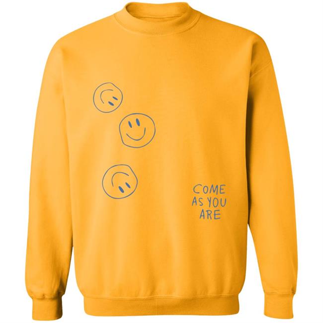 Ellie Zeiler Merch Ellie Zeiler Yellow Crewneck Sweatshirt Come As You Are