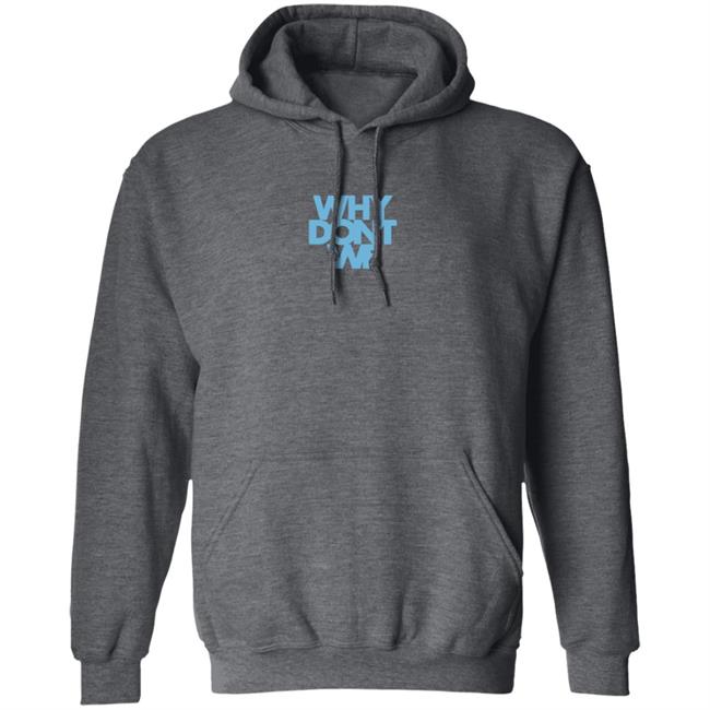 Whydontwemusic Merch Essentials Hoodie Blue Whydontwemusic Merch Essentials Hoodie Blue