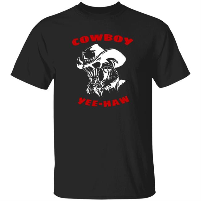 Shark Robot Merch Cowboy Yeehaw T Shirt