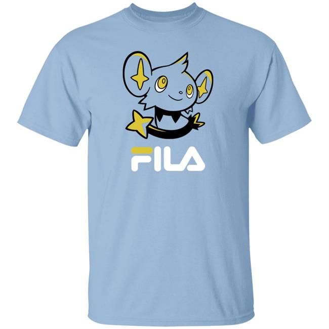 Shinx Merch FILA Shirt M Fila x Pokémon T Shirt