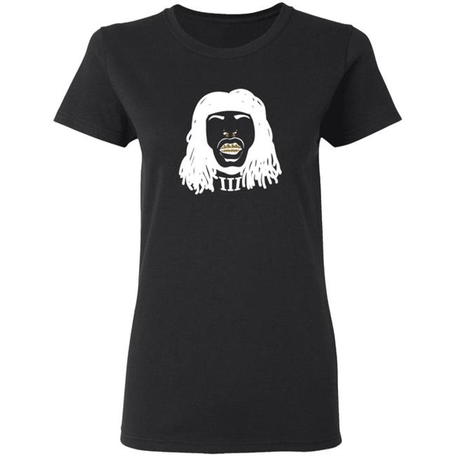 Alvin Kamara Merch Faceoff Black Tee Alvin Kamara Merch Faceoff Black Tee