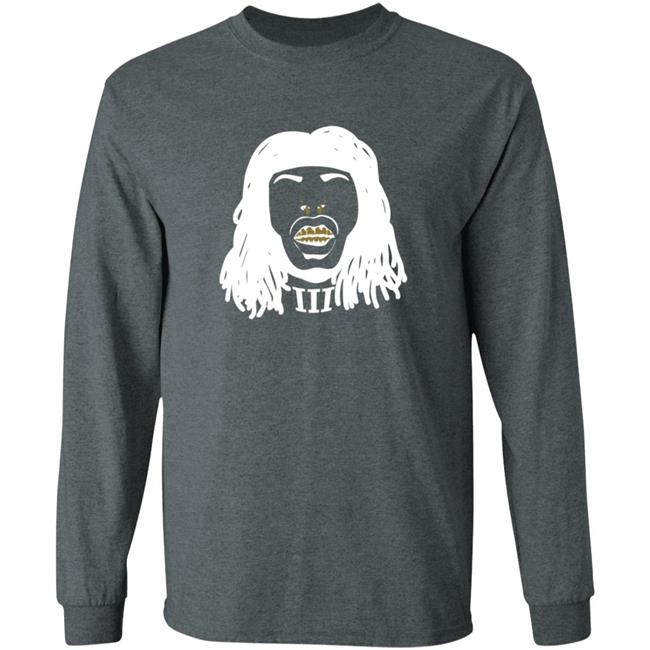 Alvin Kamara Merch Faceoff Black Tee Alvin Kamara Merch Faceoff Black Tee