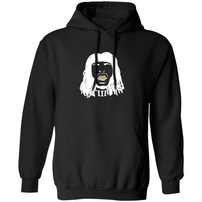 Alvin Kamara Merch Faceoff Black Tee Alvin Kamara Merch Faceoff Black Tee
