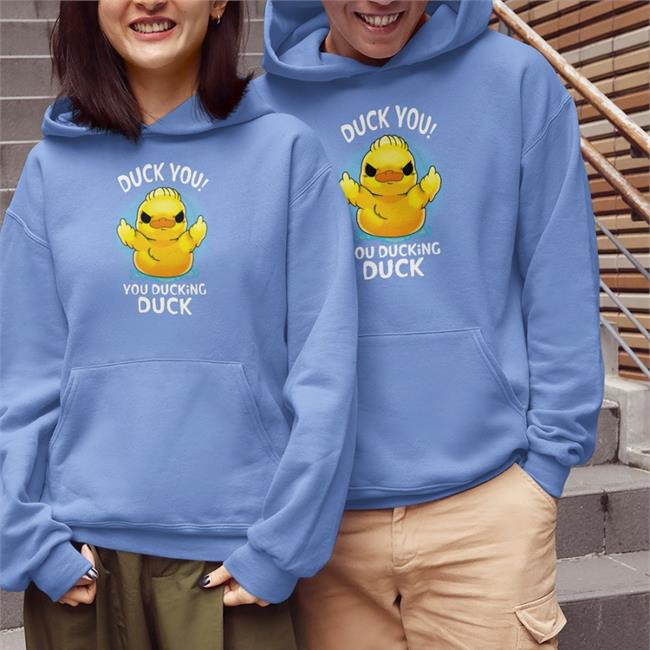 Qwertee Store Merch Duck You You Ducking Duck T Shirt QwerTee