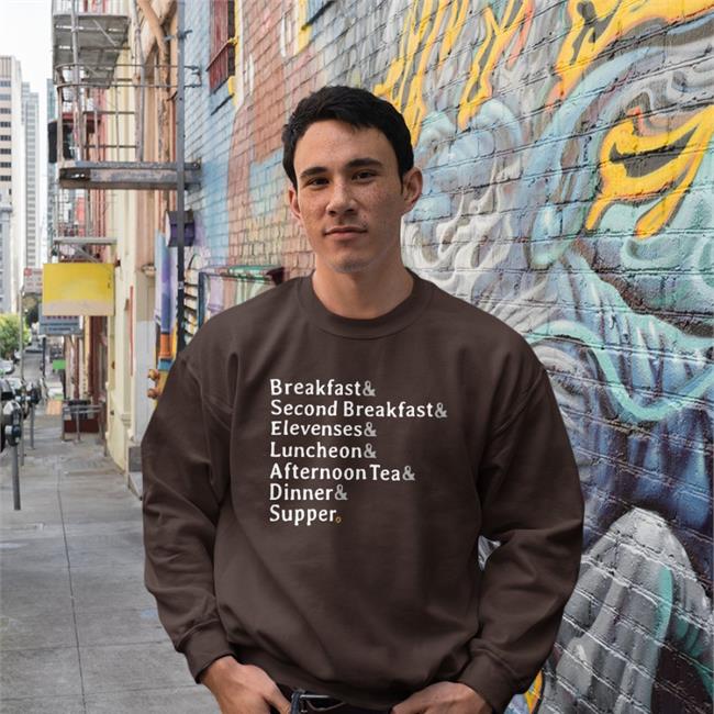 Breakfast & Second Breakfast & Elevenses & Luncheon & Afternoon Tea & Dinner & Supper V Neck T Shirt Nursekelsey