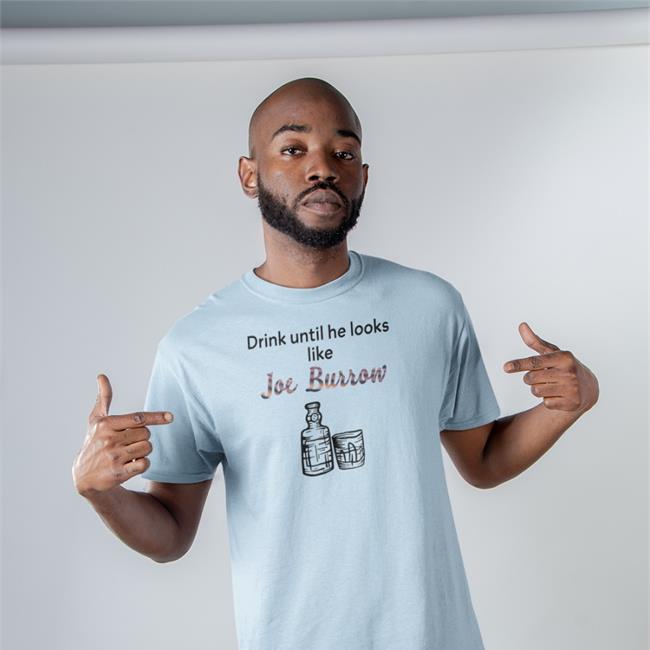 Drink Until He Looks Like Joe Burrow Long Sleeve Tee Shirt bengaljims BTR