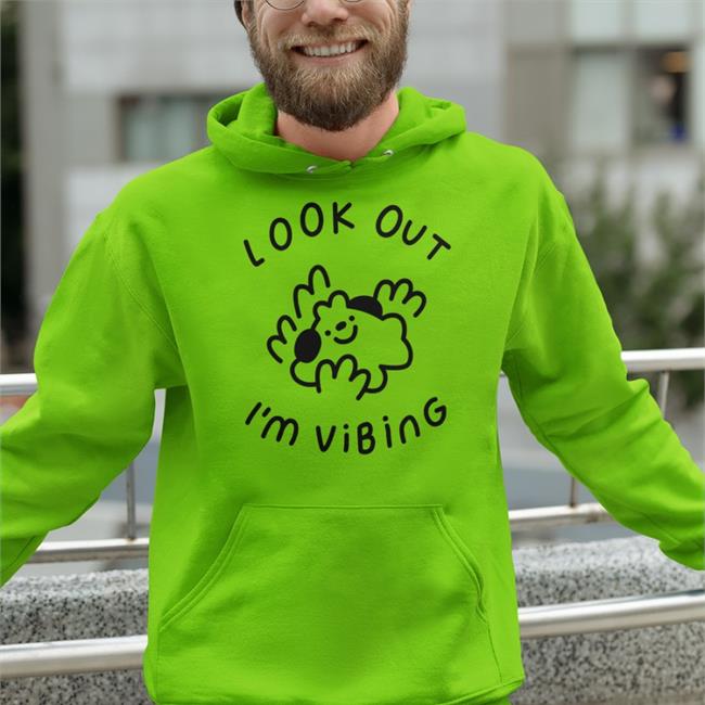 Hey Hey Momo Shop Merch Look Out I'm Vibing T-Shirt Momo Draws