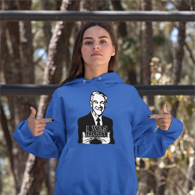 The Redheaded Libertarian Ron Paul I Was Right T-Shirt