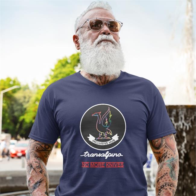 The Inclusive Hub Transalpino No More Knives Hoodie Black Liamstarkey84