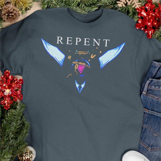 Ultrakill Repent Shirt New Blood Store Ultrakill Repent Sweatshirts Dave @ Realms Deep