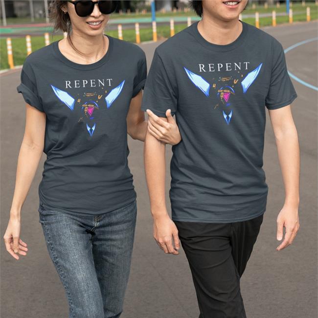 Ultrakill Repent Shirt New Blood Store Ultrakill Repent Long Sleeve Tee Dave @ Realms Deep