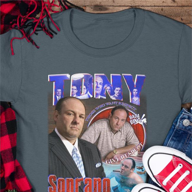 Tony Soprano Those Who Want Respect Give Respect Shirt Black Sopranos Central OrangePeelbeef