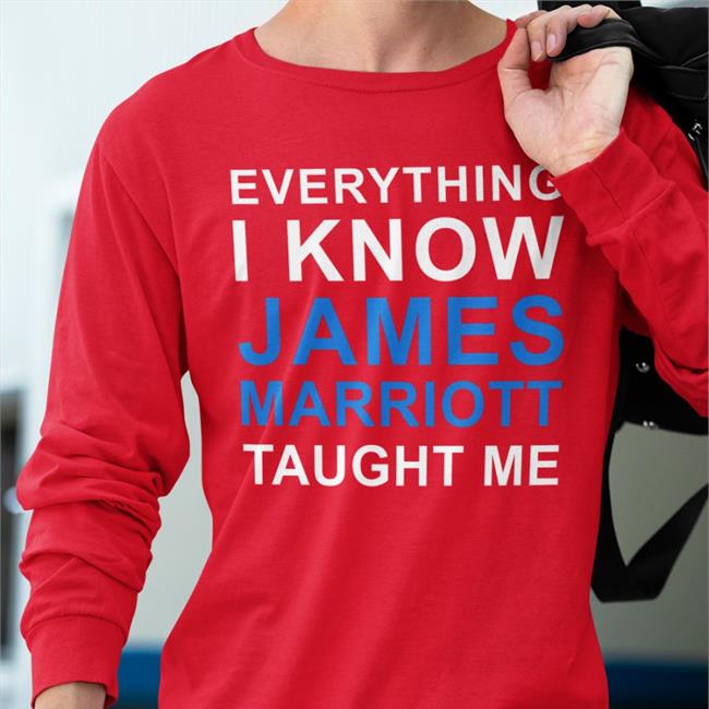 Everything I Know James Marriott Taught Me Tank Top