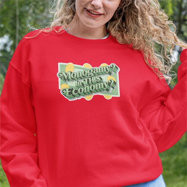 Polyamfam Merch Monogamy In This Economy Long Sleeve T Shirt Polyamory
