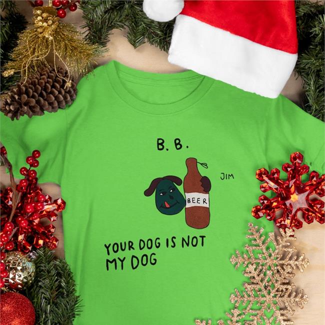 Bts Taehyung B B Ur Dog Is Not Y Dog Edition Limited Tee Shirt White Heaven Vkoo Heaven Bamtan