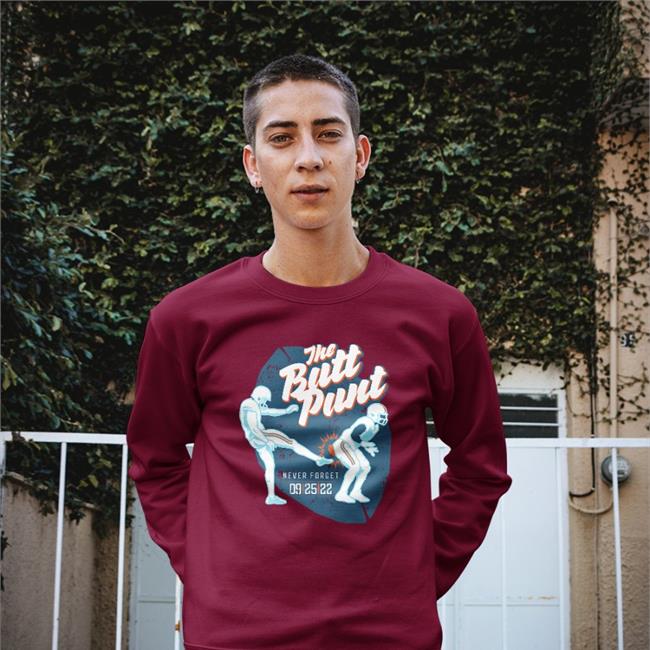 Dan Le Batard Show With Stugotz The Butt Punt Never Forget Crewneck Sweatshirt