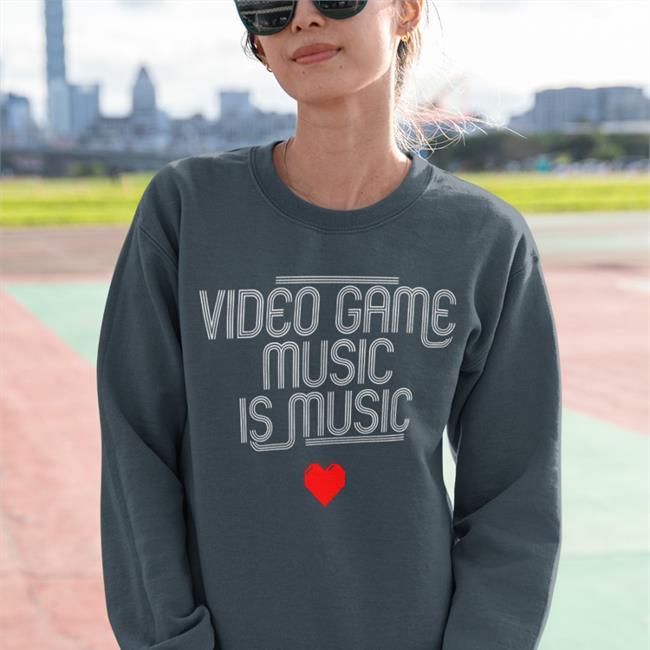 Hello Merch Video Game Music Is Music T-Shirt