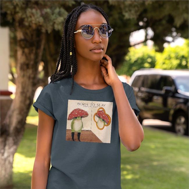 Maybell Eequay Born To Slay Forced To Work Shirts Ben