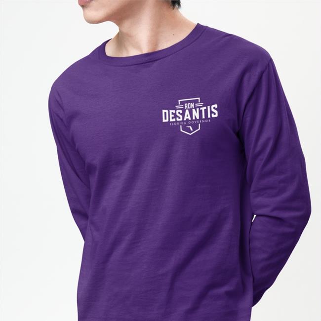 Critical Thinking Ron Desantis Florida Governor Long Sleeve Tee Black Juan-Carlos Planas