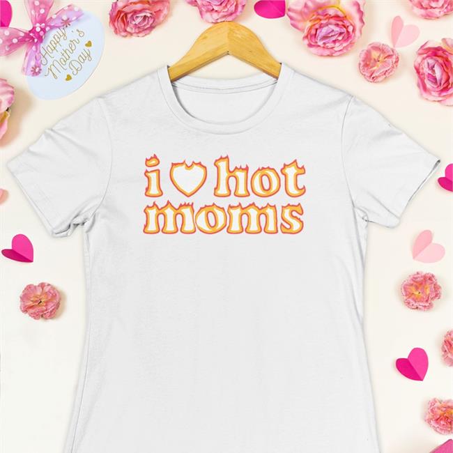 Danny Duncan Merchandise Dannyduncan69 I Heart Hot Moms Flame T Shirt
